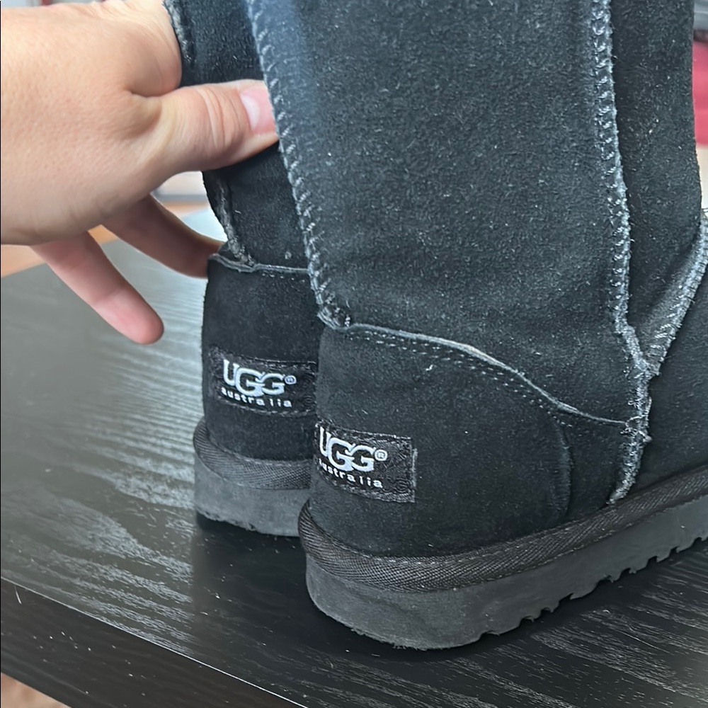 UGG Suede & Fur Classic Boots